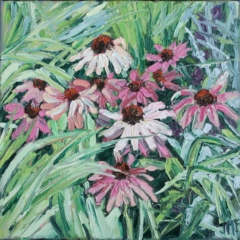 DANS LE JARDIN - 20x20 - (2023) - Non disponible