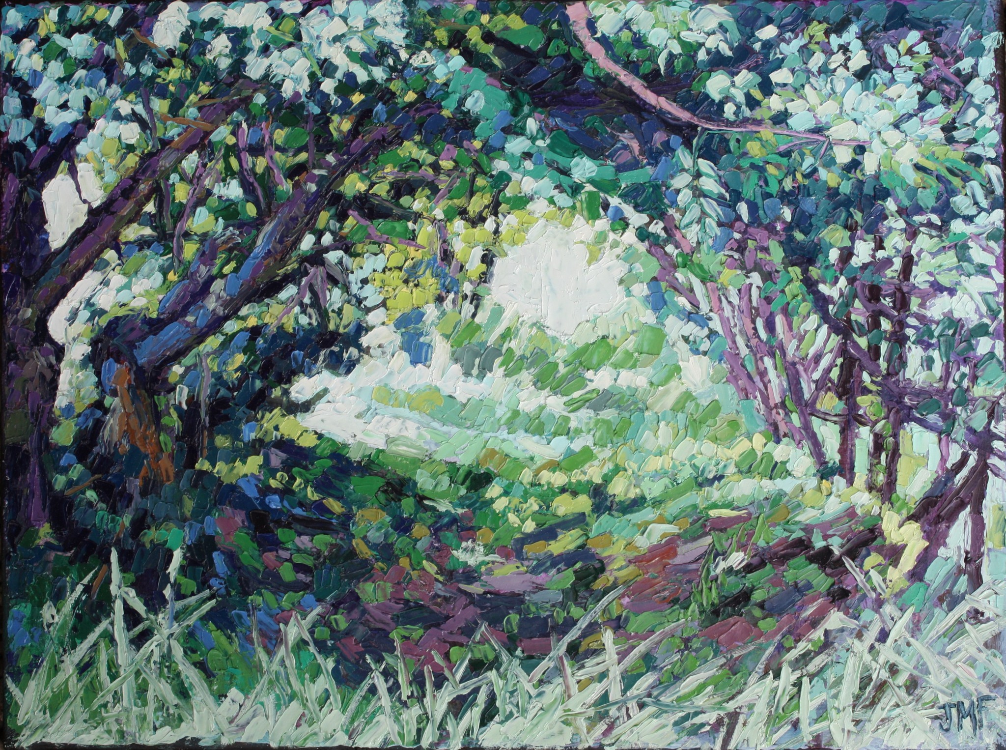 CHEMIN OMBRAGÉ - 27X35 - 2023