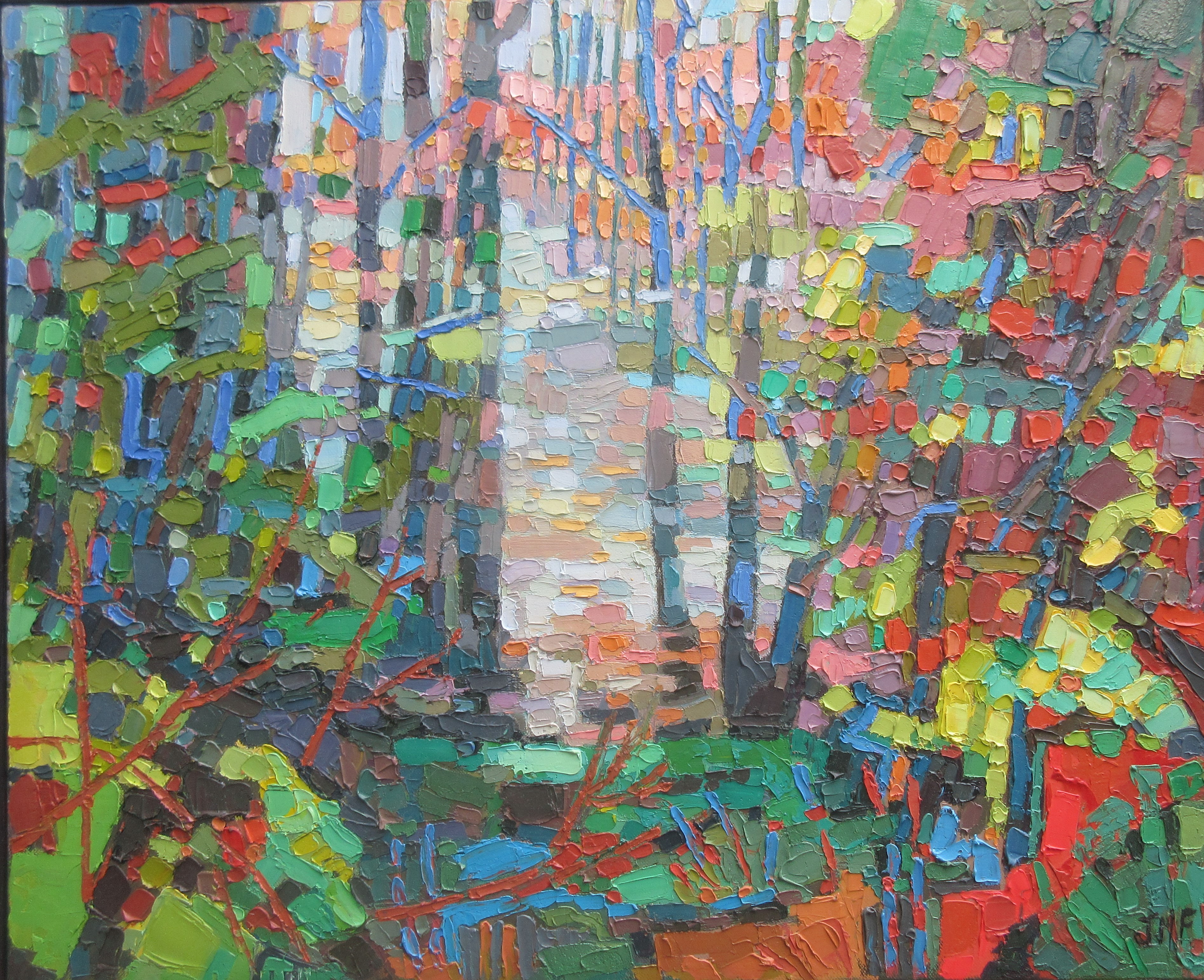 AU BORD DU DOUBS - 46X55 - 2016 - (non disponible)