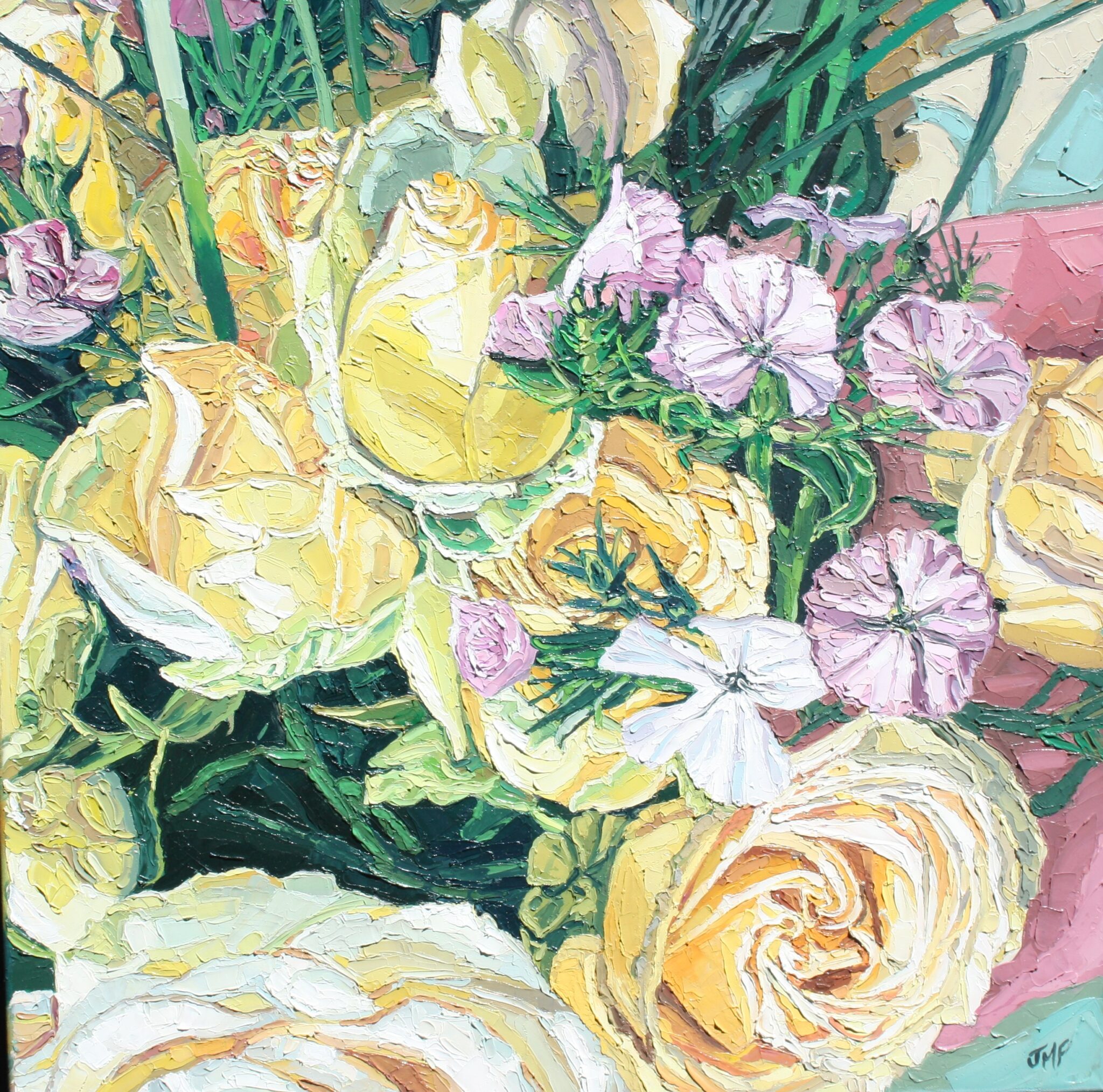 BOUQUET DE ROSES - 60X60 - 2022