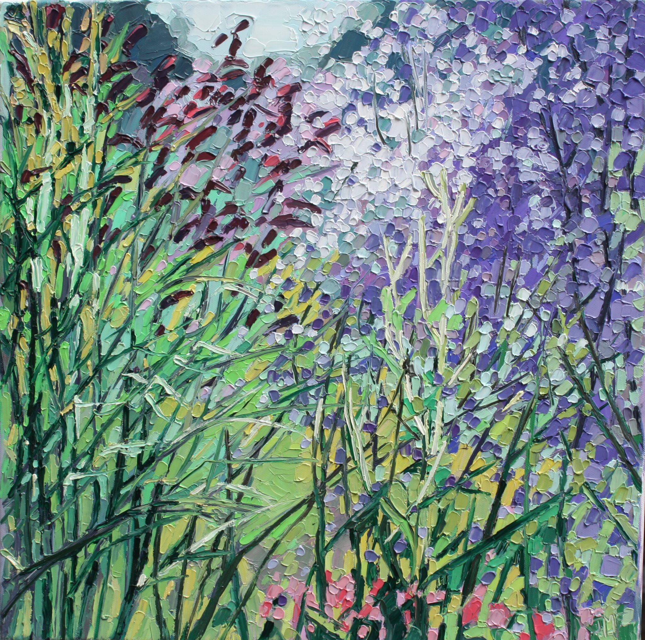DANS LE JARDIN - 40X40 - 2023