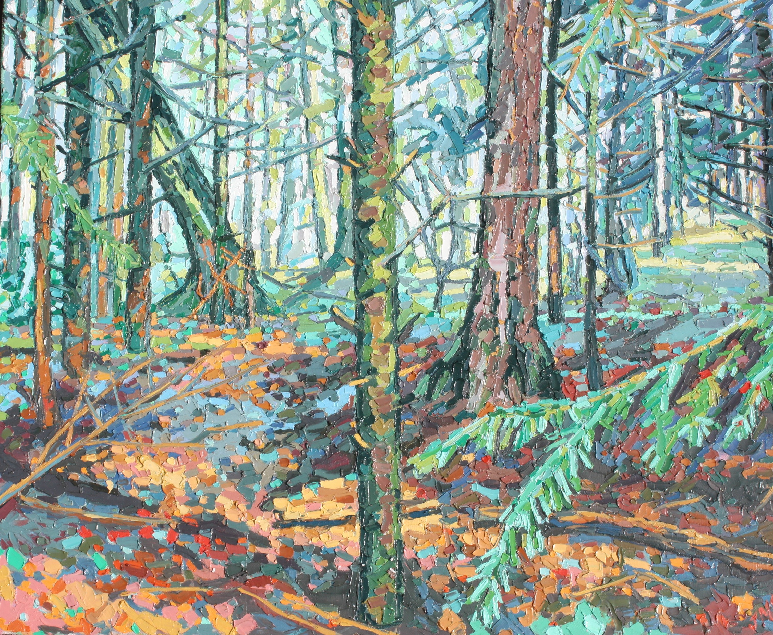LA FORET DE MESANDANS - 50X61 - 2022