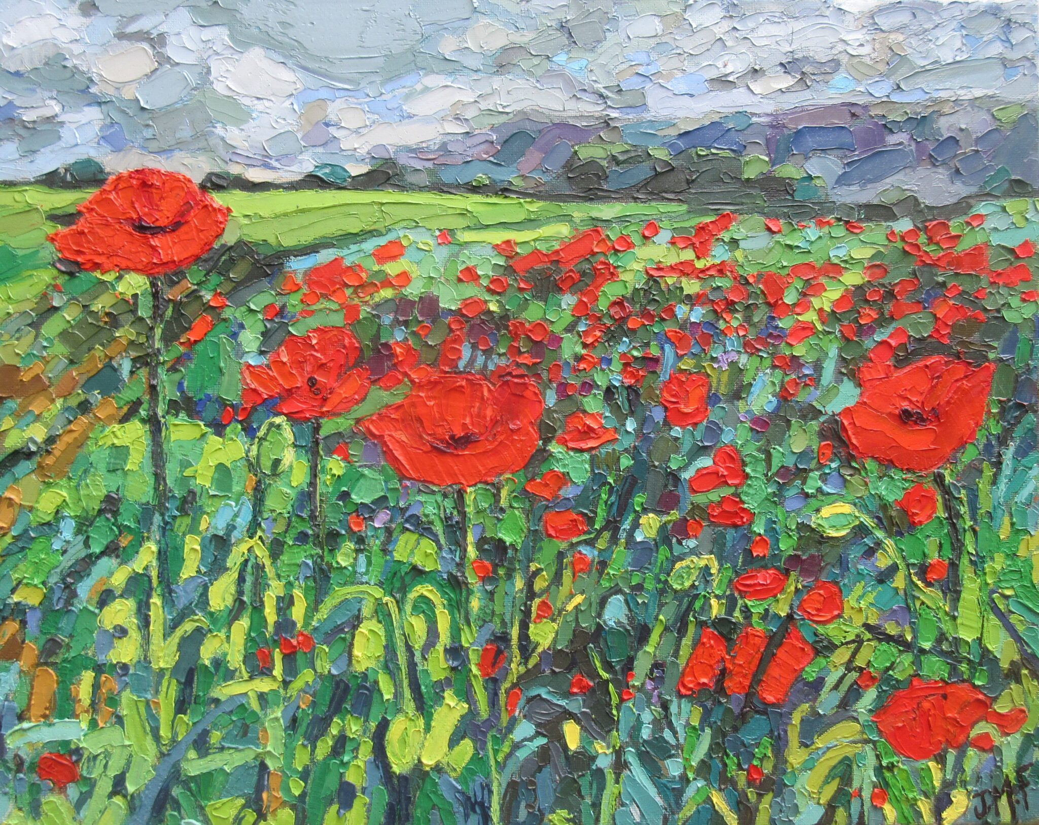 LES COQUELICOTS - 33X41 - 2019 - (non disponible)