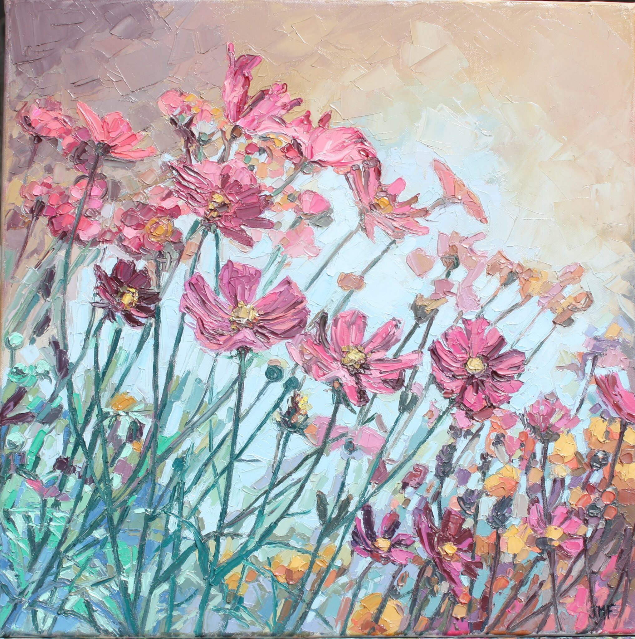 LES COSMOS - 50X50 - (2023) - (non disponible)