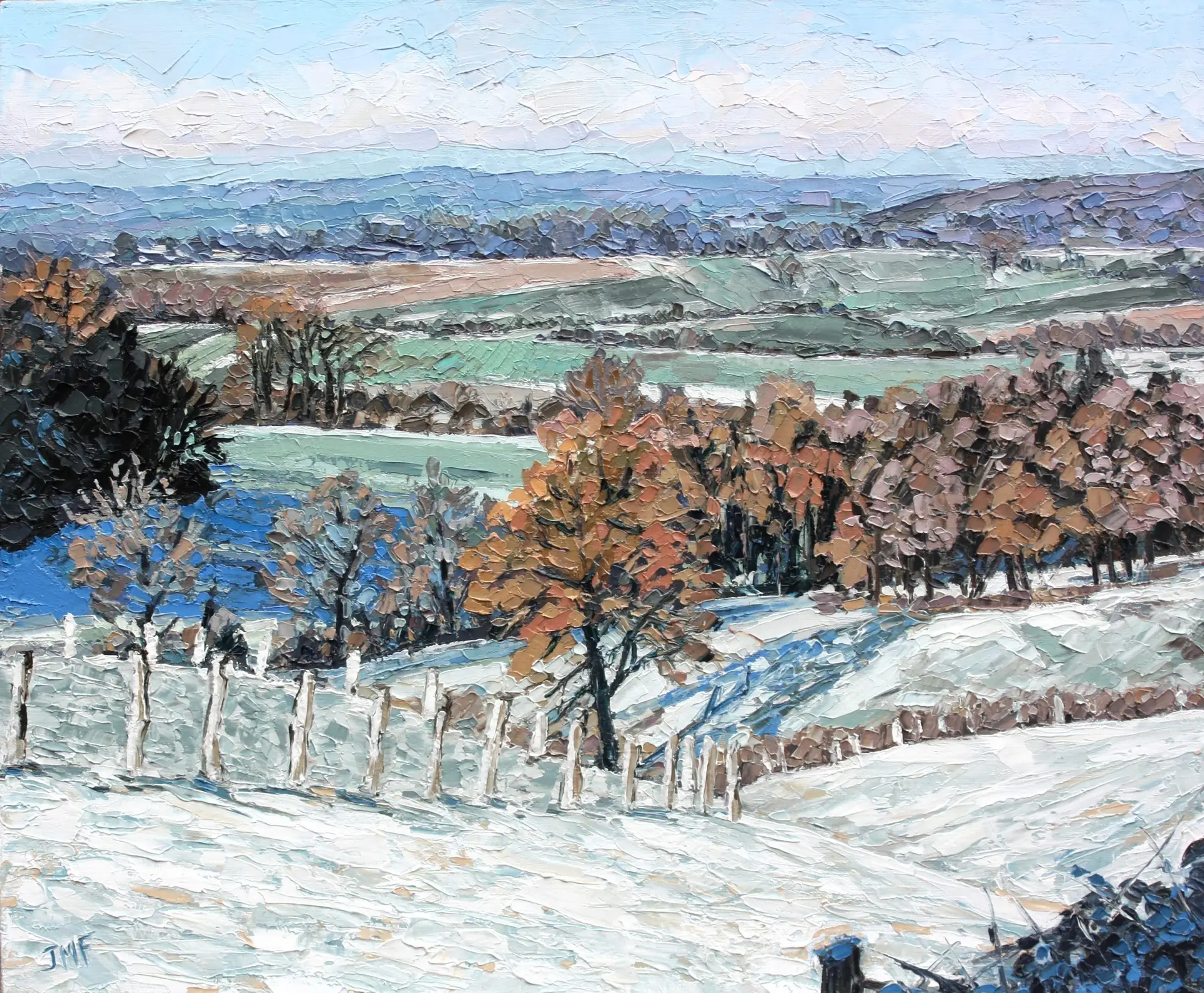 MESANDANS SOUS LA NEIGE - 38x46 - 2024