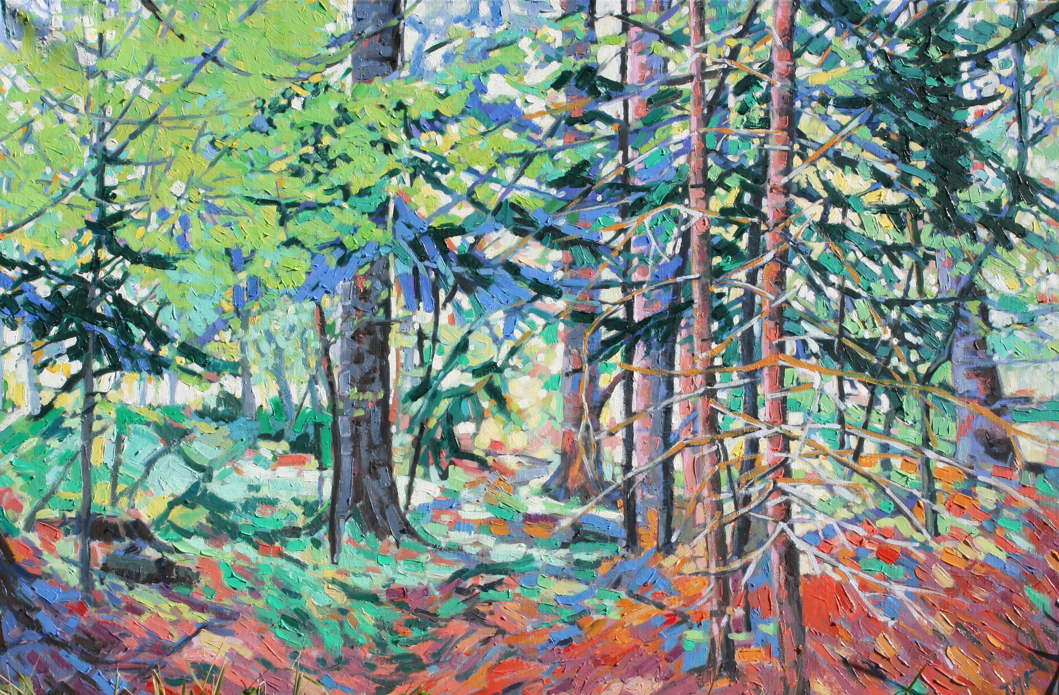 FORÊT PRÈS DE FONTENELLE-MONTBIS - 54x81 - (2022) - (non disponible)