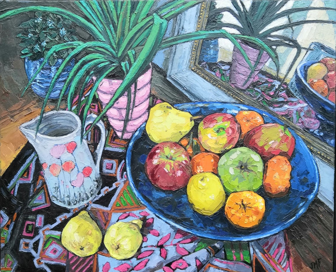 LE COMPOTIER BLEU - 50x60 (2020)