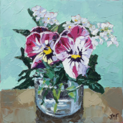 LES PENSEES - 20X20 - 2024 - (non disponible)