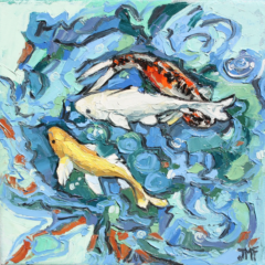 LES KOIS DE MONSIEUR OZOUX III - 20X20 - 2024 - (non disponible)