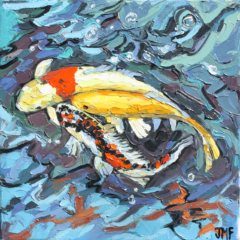 LES KOIS DE MONSIEUR OZOUX II - 20X20 - 2024