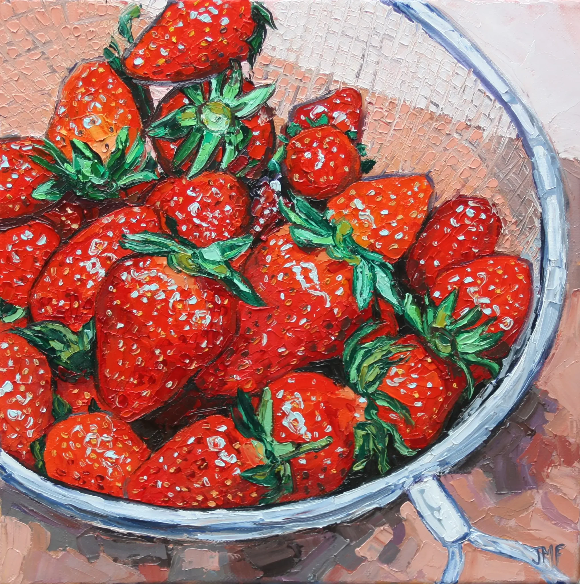 LES FRAISES - 30X30 - 2024 - (non disponible)