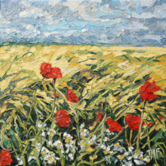 CHAMPS DE BLE - 20 X 20 - (2024) - Non disponible