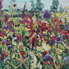 FLEURS DES CHAMPS 5 - 20x20 - (2023)