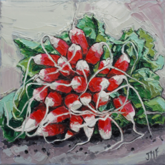 LES RADIS - 20 X 20 - (2024) - (non disponible)