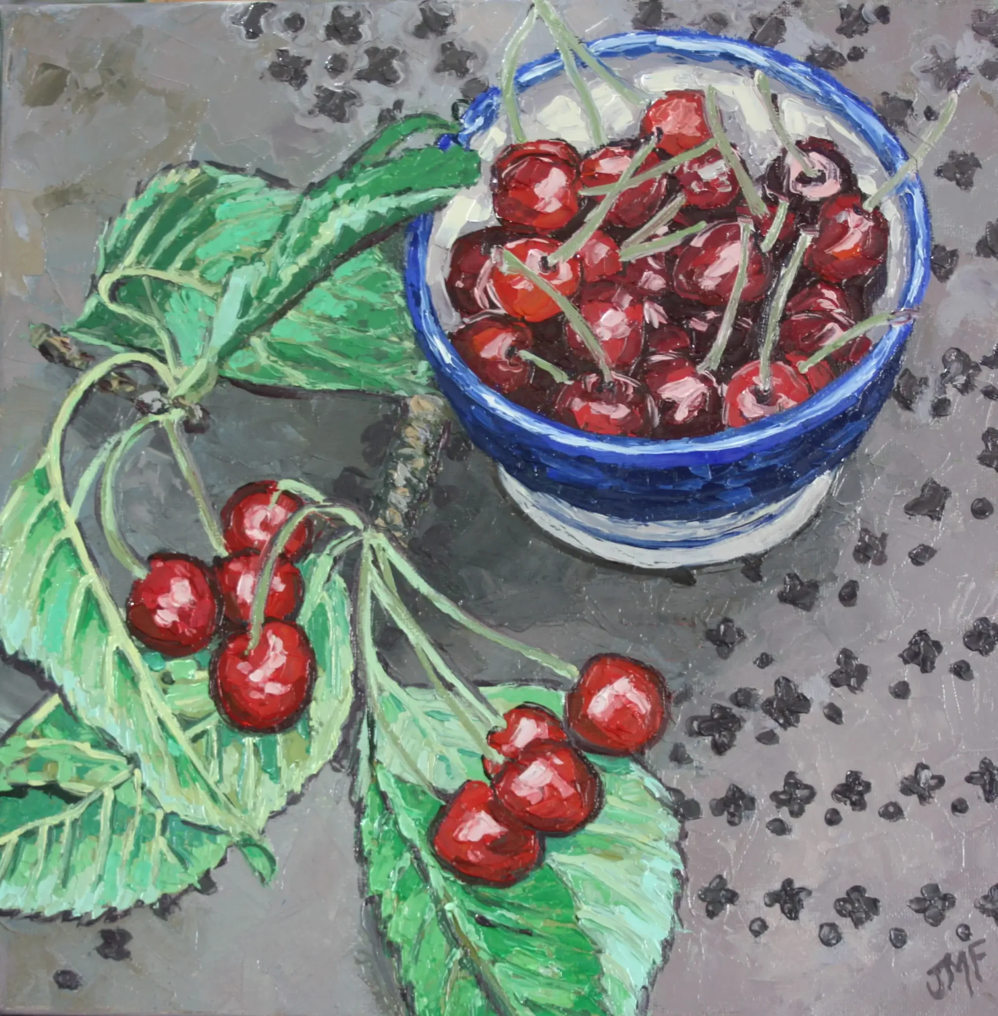LE TEMPS DES CERISES - 30X30 - (2025) (non disponible)